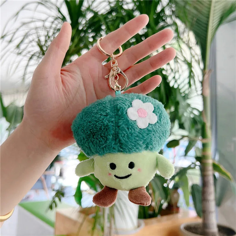 Broccoli Toy Chili Carrot Pumpkin Carrot Stuffed Plush Toys KeyChain Plushie Peluches Plush Doll Cute Plant Fruit Vegetable Food