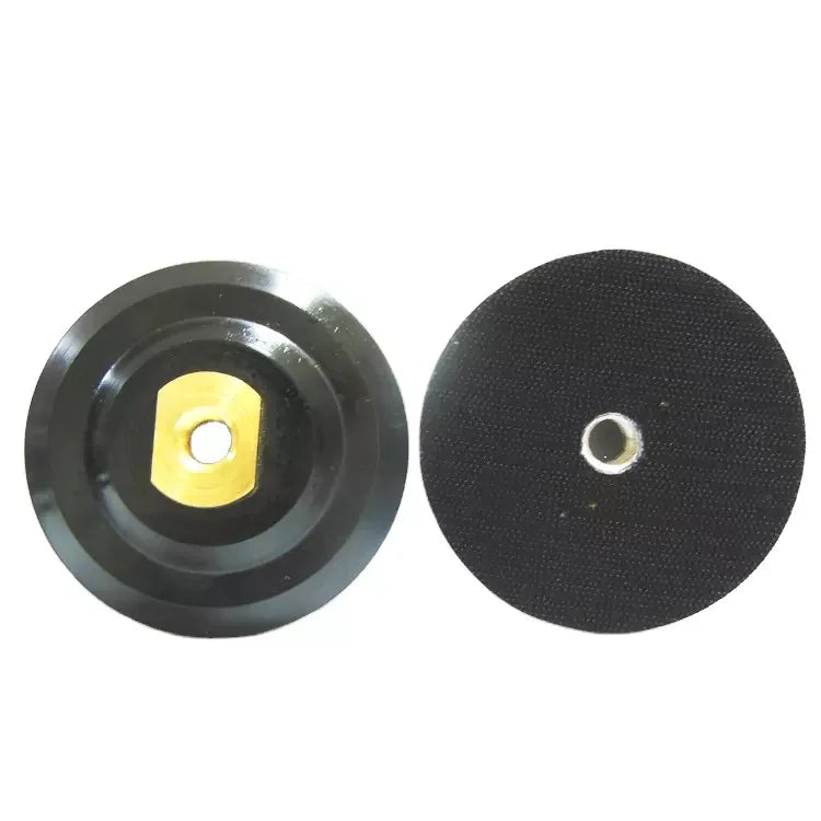 4 Inch Medium Abrasive Diamond Polishing Backer Pads with Backing Plate for Angle Grinder OEM Customizable 1 Year Warranty