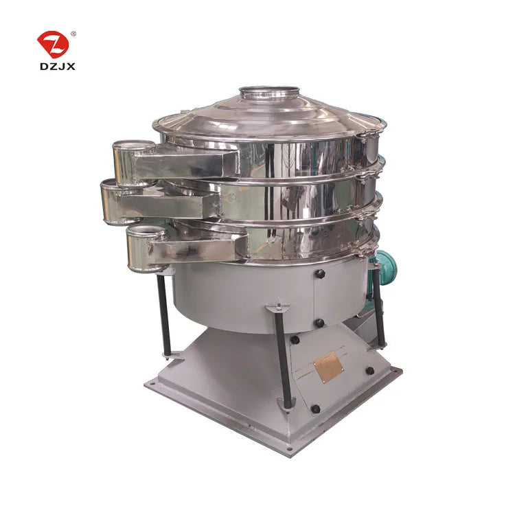 DZ Round Automatic Swinging Sieve Coffee Cocoa Wheat Salt Sugar Rice Flour Powder Tumbler Screen Machine