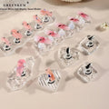 Nail Enhancement Acrylic Practice Nail Plate New Style Simple Shaped Long Love Nail Display Stand Holder