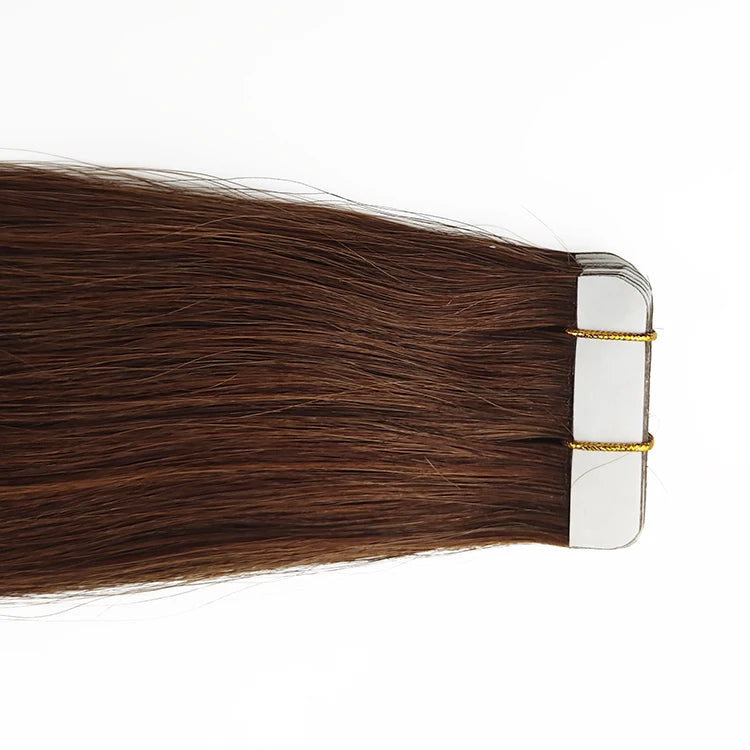 Wholesale Price Virgin Remy Russian Human Hair Customized Color Slavic  Tape Hair Extensions