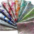 100% Polyester Metallic Jacquard Brocade Fabric Ready Stock Color Luxury Brocade Jacquard Fabric