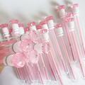 Tube Eyelash Brush with Keychain Mascara Eyelash Spoolies Brushes Lash Wand Tube Lash Applicator Mascara Wands Lash Spoolies