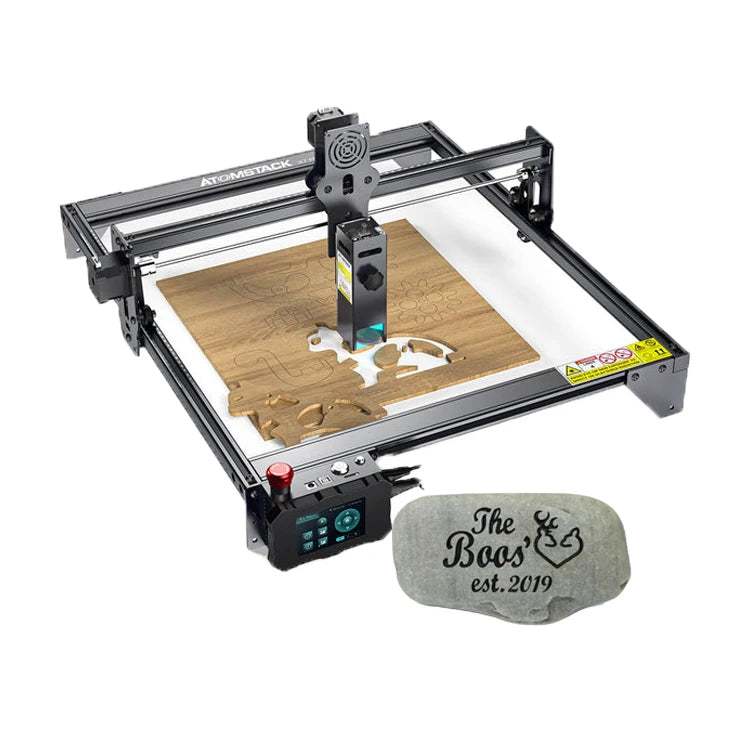 Portable Diode Atomstack X7 Pro 50W Power Output Smart Control Grabador Laser Wood Acrylic Cutting and Stone Engraving Machine