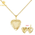 Wholesale Tarnish Free Jewelry Personalized Gift Custom Gold Plated Stainless Steel Love Photo Pendant Heart Locket Necklace