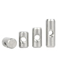 Stainless Steel Carbon Steel Galvanized M3 M4 M6 M8 M12 12mm 20mm Metal Barrel Nut Cross Dowels Nut With Holes