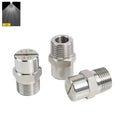 New 1/8'' 1/4'' Stainless Steel 110 Degree Vee Jet Spray Flat Fan Nozzle XINHOU Brand