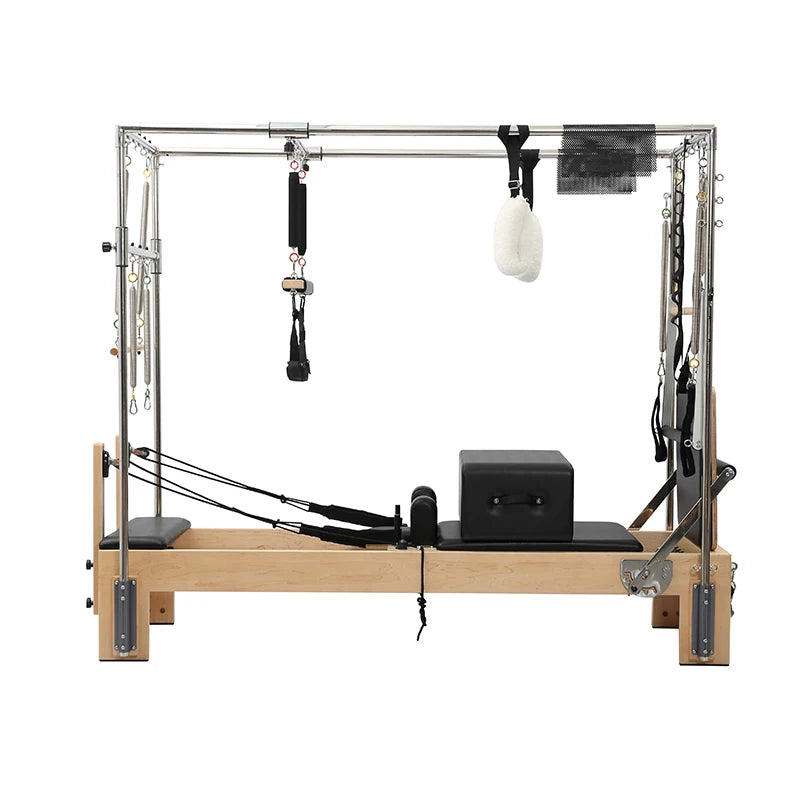 3 in 1 Maple Cadillac Reformer Yoga Reformer Full Trapeze Pilates  Cadillac Reformer