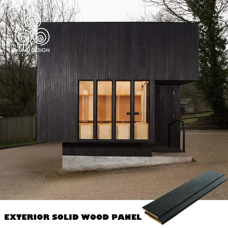 MUMU Charcoal Shou Sugi Ban Burnt Wood Boards Wholesale Manufacturers Outdoor Decorative Panels for Walls