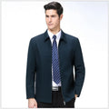 Autumn and Winter New Men's Jacket Lapel Business Casual Jacket Dad