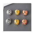 European Style Punk Fashion Geometric Metal Big Ball Round Earrings for Women