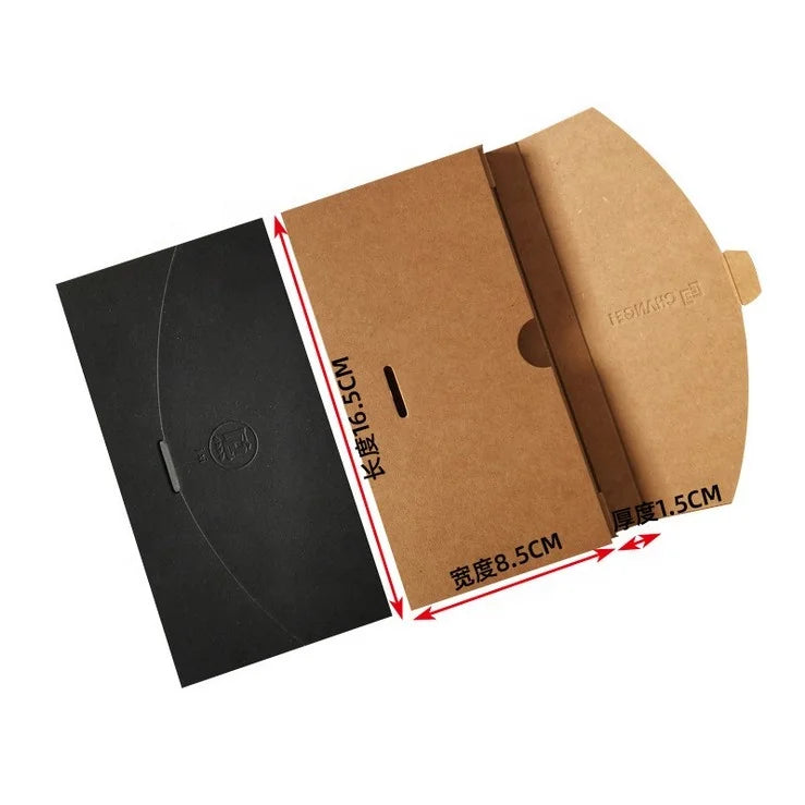 CSMD Paperboard Mobile Case Packaging Customized Emboss Print Natural Color Foldable Cardboard Gift Box for Consumer Electronics