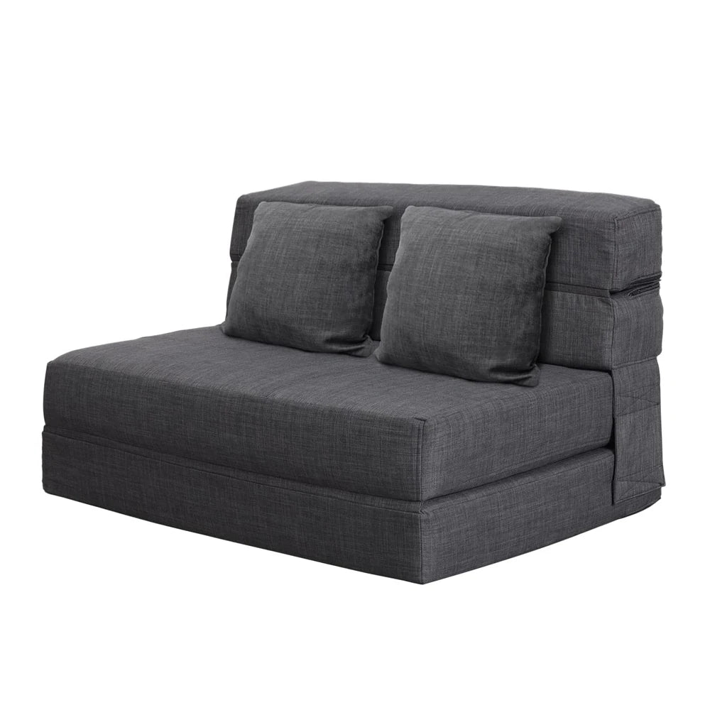 Cover Memory Foam Mattress Foldable Sofa Bed Soft Fabric with Massage Feature for Home & School