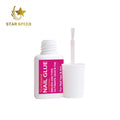 Wholesale 8G Brush on Nail Glue for Tips High Strength Glue Art Adhesive Sticky False Nail Extension Brush on Nail Glue