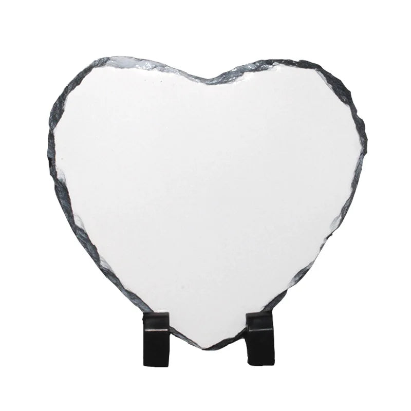 2023 Customized Picture Thermal Heat Press Rectangle Photo Slate Sublimation Blank Rock Stone