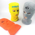 Custom Embroidered Logo Designers Mens Luxury Face Mask Knit Full Face Cover Balaclava 3 Hole Ski Mask Wholesale Girls Beanies