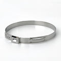 Stainless Steel Single Ear Stepless Hose Clamp Bandwidth 7mm Ear Type Clamps
