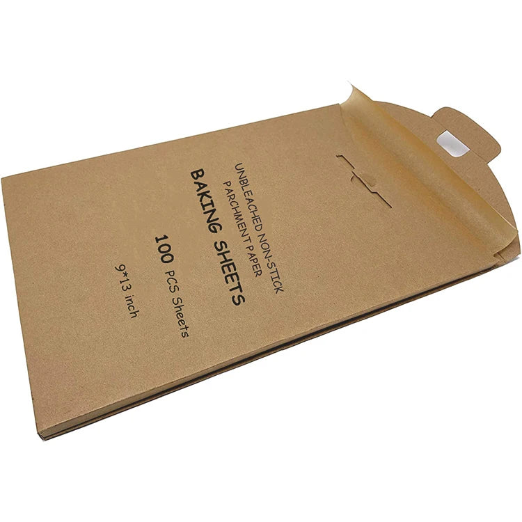 9x13 Inch Precut Parchment Paper Sheets for Quarter Sheet Pans Liners Baking Cookies Bread Meat Pizza Toaster Oven