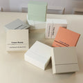 Milan Simple cream color custom designed daily storage box cardboard box