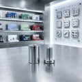 Wholesale Walron Brand Wall Mounted Sign Aluminium Standoffs 13x19mm 4mm Thickness Chrome Plated Finish Fully Threaded Model