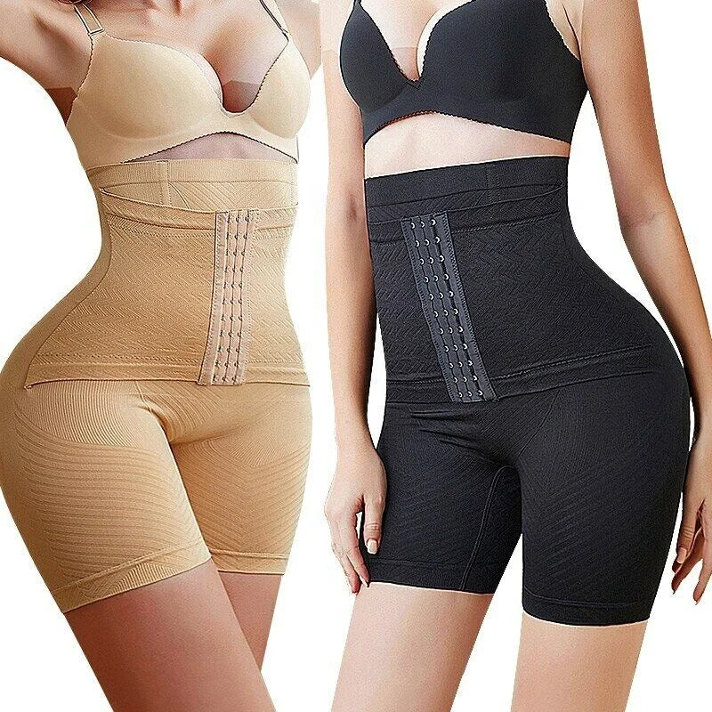 Seamless Nylon Shaper Traceless Slimming Bodysuit Firm Control High Waist Panties Adults Women Shapewear Shorts