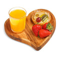 New Design Love Shape Dessert Fruit Serving Dish Custom Design Heart Love Acacia Wooden Plate for Serving