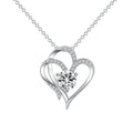 Luxury Jewelry Heart Pendant Necklace for Women Dainty Minimalist Heart Necklace Wedding Necklace Mothers Day Gift