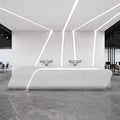 Modern Small Marble Metal Cash Register Beauty Salon bar Reception Desk Custom Color Front Desk