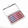 Custom Logo Stainless Steel Professional Eyebrow Tweezers Rounded Tip Glitter Design Custom Storage Case for Latest Collection