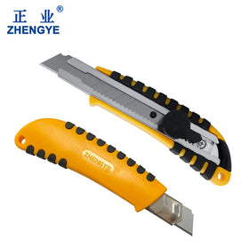 Heavy Custom Metal Blade Rail Utility Knife Safety Handle Utility Paper Cutter Knife