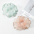 Wholesale Fabric Mesh Women Oversize Elastic Hair Band Organza Hair Scrunchies