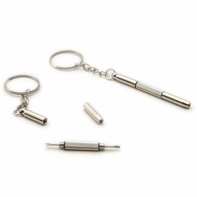 Portable Mini Multi-function Screwdriver Glasses Screwdriver Tool for Phone and Watch Three-in-one Small Screwdriver