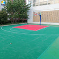 Synthetic Interlocking Outdoor Sports Flooring - Durable Removable Badminton Court Floor Tiles