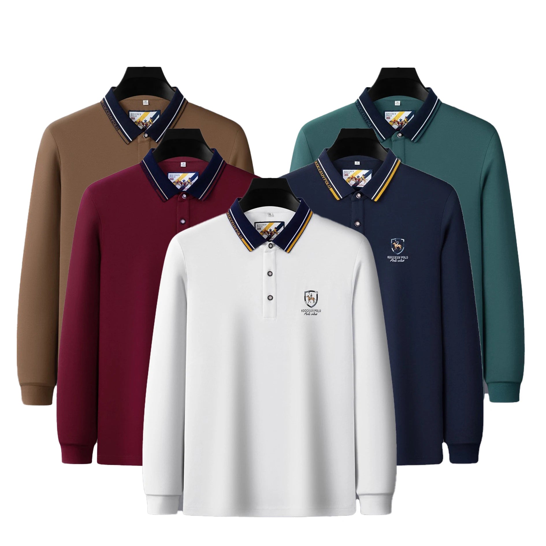 Men's High-End Slim  Shirt Business Casual Half-Sleeve With Fashionable Embroidered Logo Breathable Knitted Cotton Top Golf