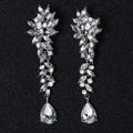 Wholesale New Party Crystal Jewelry Beaded Ear Drops Chandelier Bohemia Long Big Earrings for Girls