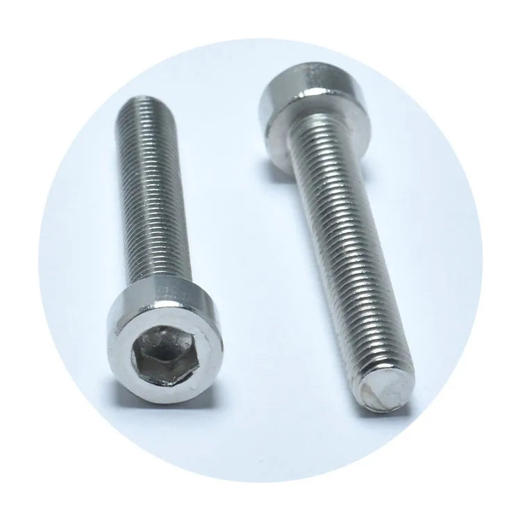 SS304/316 Metric Cheese Head Hex Flange Hexagon Cap Socket Allen Screw A2-70/A4-80 Grade Plain Finish