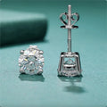 VOAINO Custom Round Cutting 14K 18k Gold Vvs Lab Grown HPHT Diamond Girl Gift Fine Jewelry Ear Stud Earring