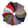 Winter Warm Fashion 16 Colors Solid Color Knitted Ribbed Beanie Hats MegaBDM