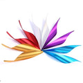 BICASTER 50pcs/box Archery Spin Vanes 2In Spin Wing Fletch Feather Archery DIY With Sticker Tape Left and Right Wing
