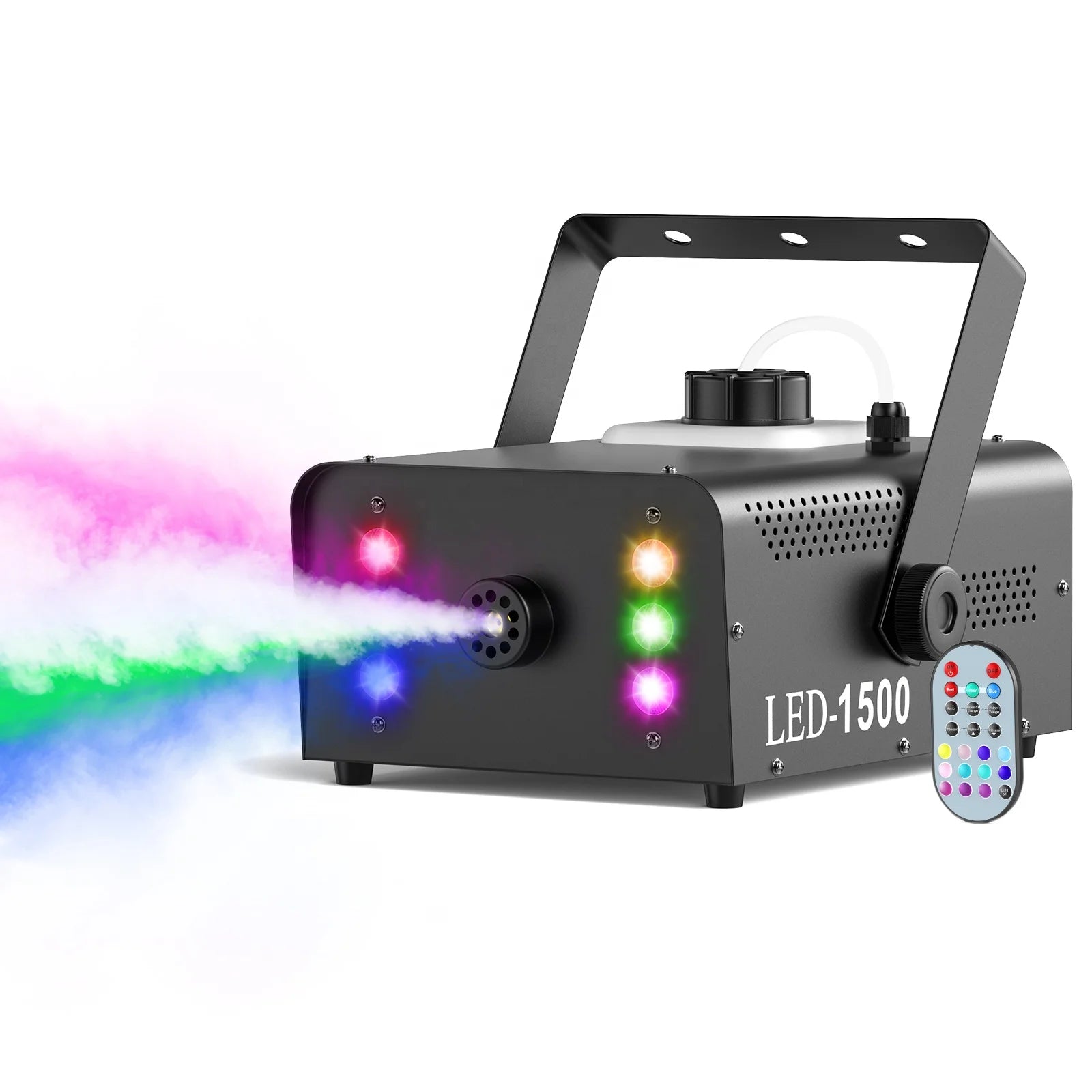 1500W LED RGB Stage Smoke Equipment Remote Control Smog Machine for Wedding KTV DJ Disco Smoke Machine