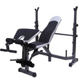 Adjustable Metal Weight Bench with Barbell Rack for Gym Bench Press Workout