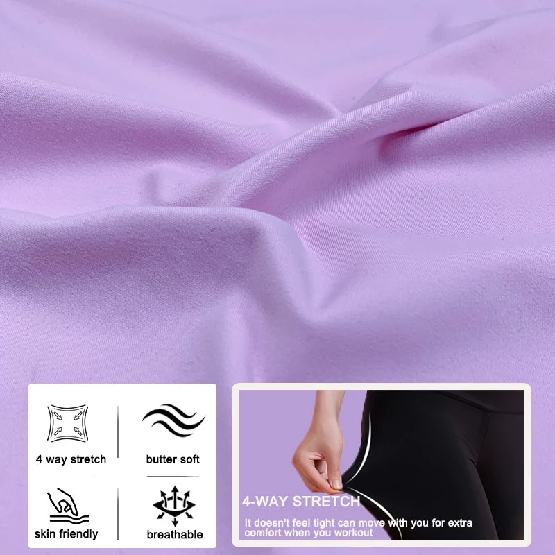Full-dull Double Side Dry Brushed 4 Way Stretch Seamless Soft Touch Nylon Spandex Fabric for Active Wear