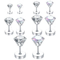 Unisex Surgical Steel Cartilage Ear Stud 18G Helix Tragus Piercing Earring Body Piercing Jewelry With Prong Set CZ