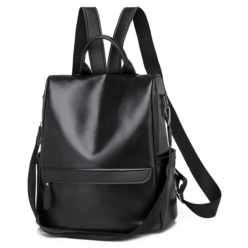 Women Bags Purse Leather Travel Backpacks Fashion Shoulder Handbags Casual Zipper Bags