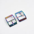 Supply 25mm Rainbow Adjustable Buckle Belt Strap Pin Buckle for Bag Making