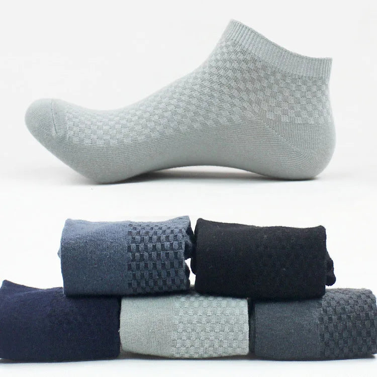 Custom logo Summer  Bamboo Fiber Socks Breathable Sports Socks Deodorant Comfortable  Absorption  Men Sport  Socks