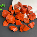 Wholesale Natural Crystal Quartz Raw Gravel Stone Gemstone Red Jasper Rough Stones