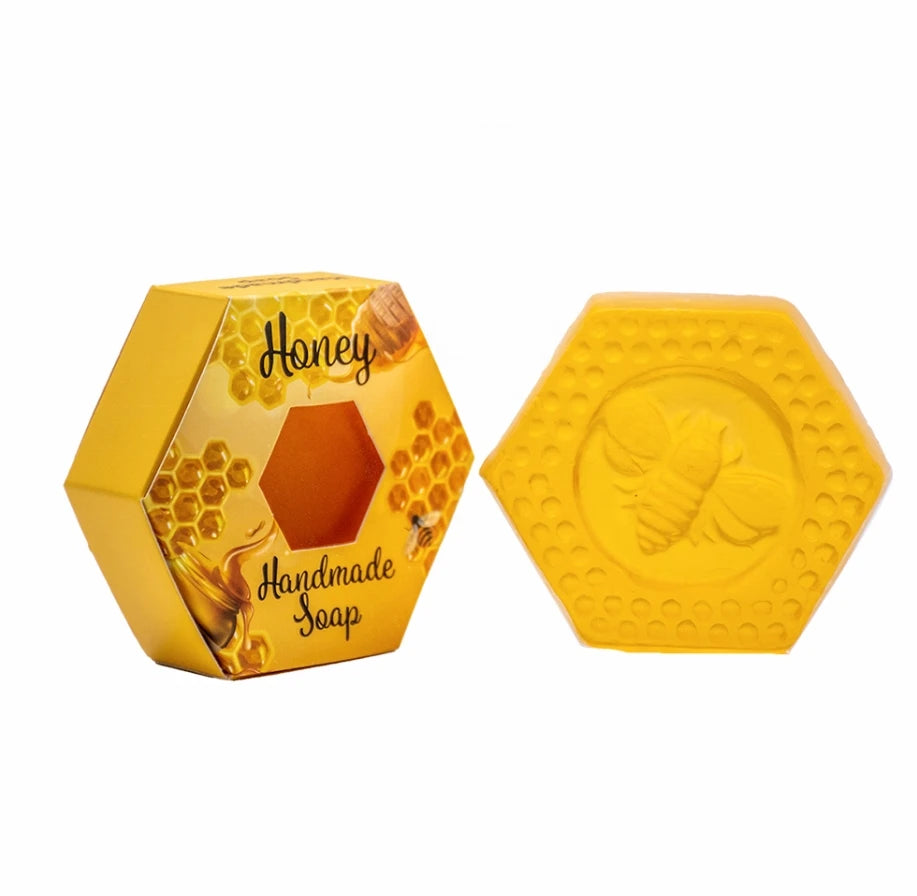 Factory Private Label Natural Vegan Honey Handmade Soap Lightening Moisturizing Face Care Soap With Colorful Gift Box