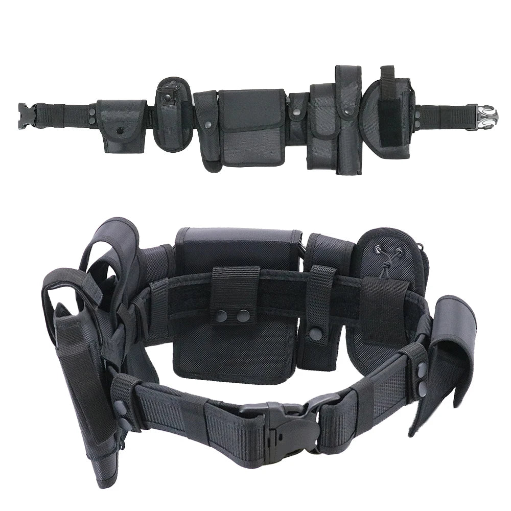 Tactical Molle Belt Modular Equipment Duty Belts Utility Belt with Accessories Pouches