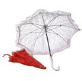 Lace Parasol Decoration Flower Boy Umbrella Vintage Wedding Bridal Embroidery Umbrellas for Wedding Party Celebration